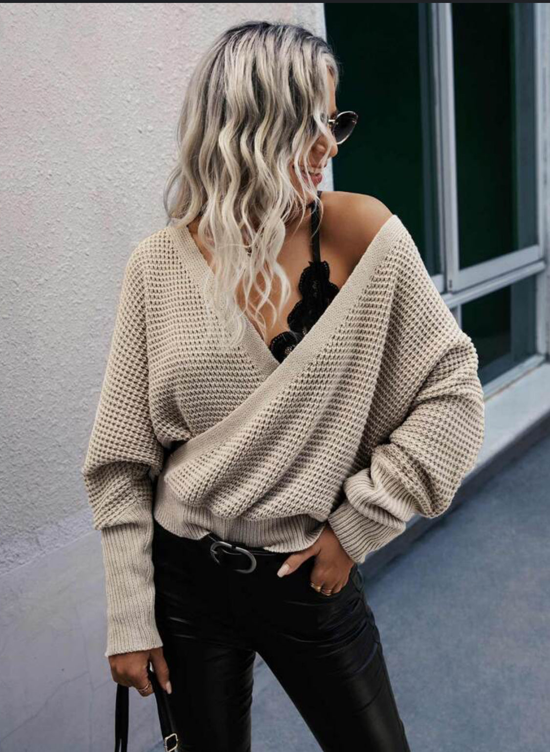 All Wrapped Up Knit Sweater