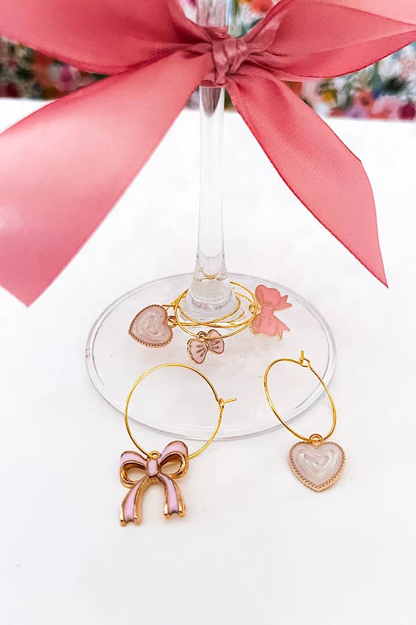 Coquette Wine Charm Set