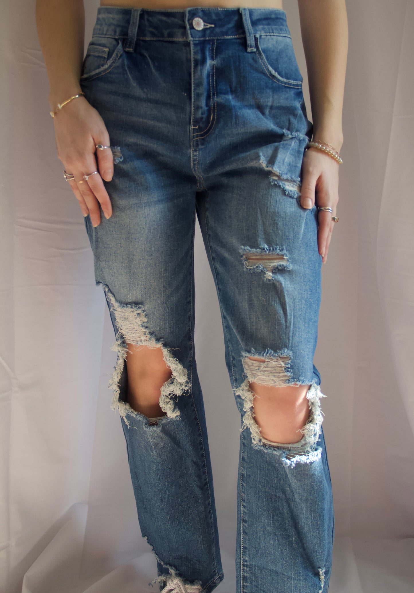 Blue Mom Jeans