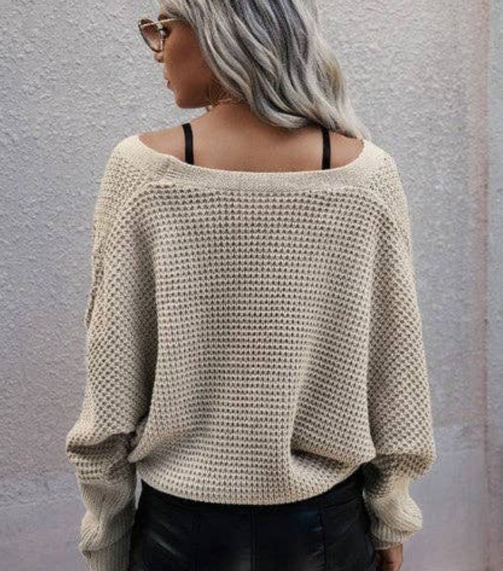All Wrapped Up Knit Sweater