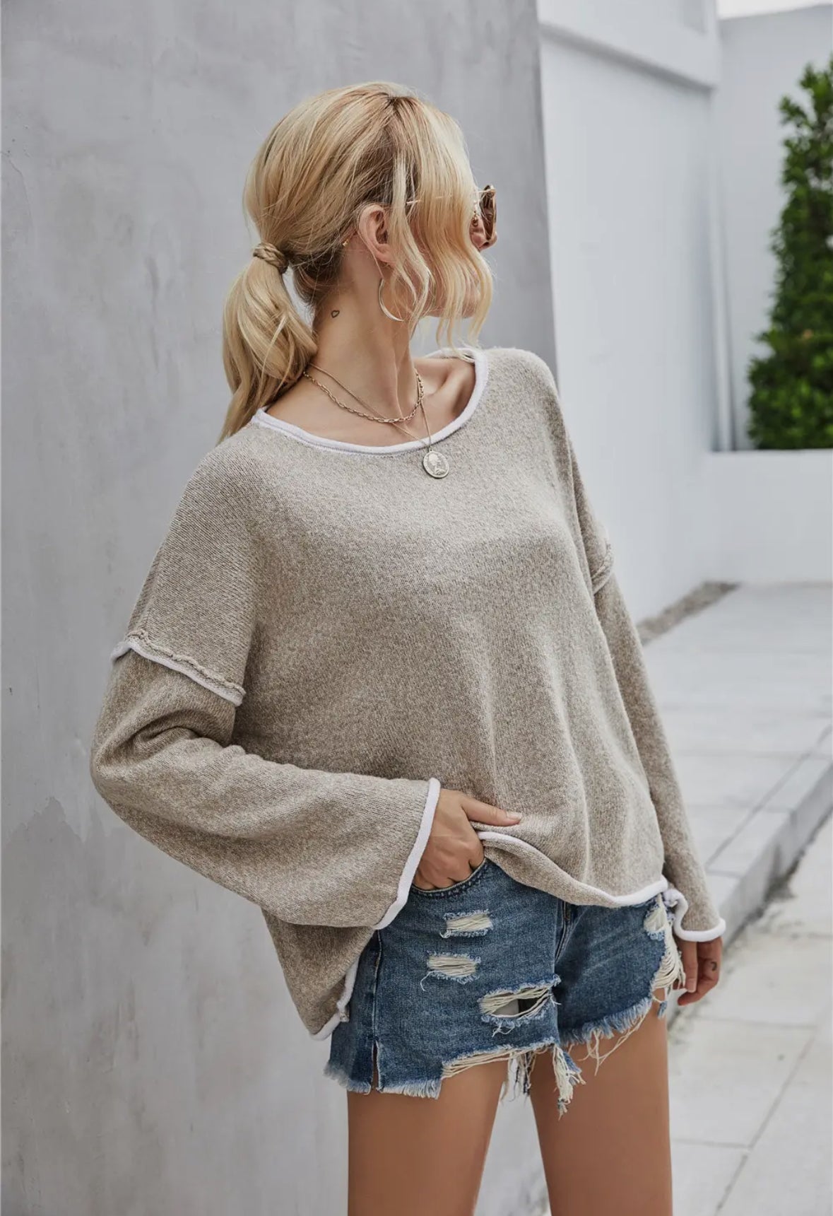 Not Your Casual Knit Sweater